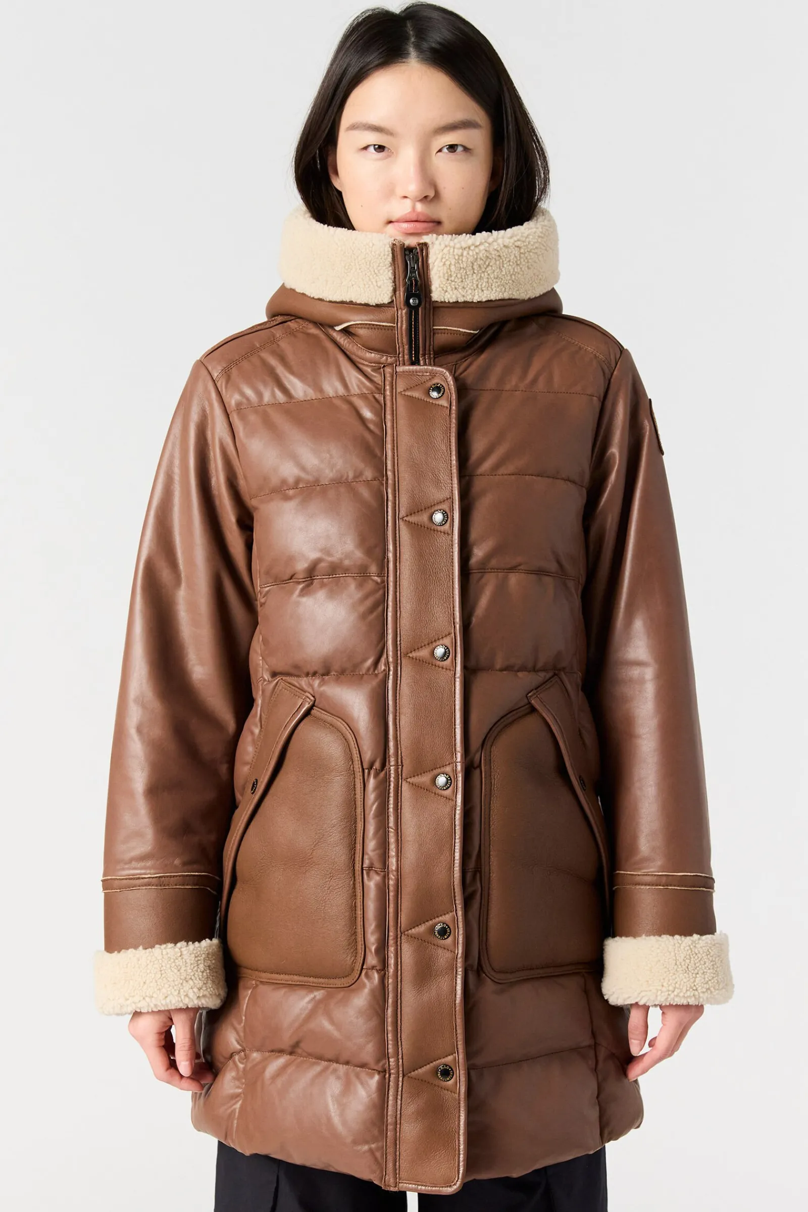 DEMI SPECIAL - LEDERMANTEL-Parajumpers Hot