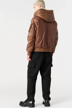 JULIUS SPECIAL - BOMBERJACKE AUS LEDER-Parajumpers Sale